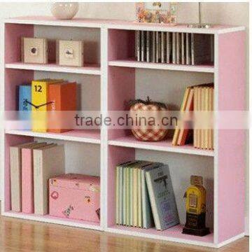 modern style melamine MDF PB simple wooden kids bookcase