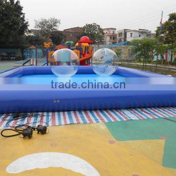 2014 timeproof inflatable water ball pool/outdoor water pool