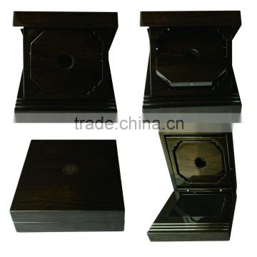 single coin rotation wooden display box