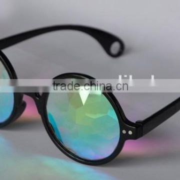 gold lens kaleidoscope glasses