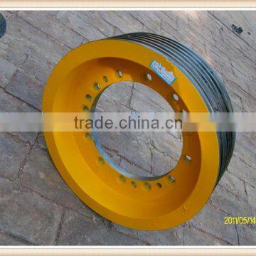 traction sheave 405*6*7*10 for elevator traction machine