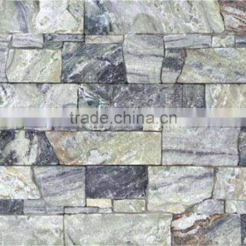 light green natural cultured stone wall panels