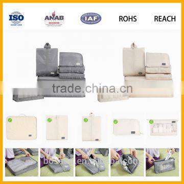 Manufacturing Unisex Waterproof Nylon Suitcase Luggage Storage Travel Bag Set photo-4