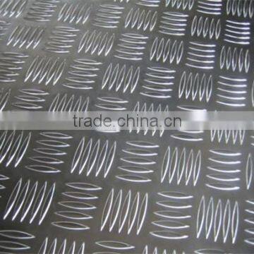 Aluminium 5 bars Embossed Sheet for Vehicles