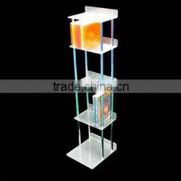 Acrylic CD Rack stand - 4 tiers