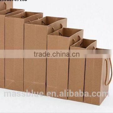 2014 custom shopping paper bag , gift paper bag , kraft & brown paper bag