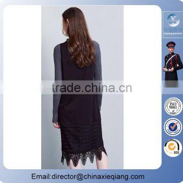 2016 Fashion Ladies O-neck Sleeveless Pattern Dress Women Fashion Dress photo-2