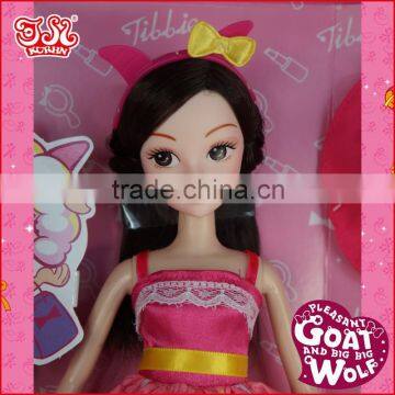 2015 wholesale fashion plastic doll joints dressed-up accessories