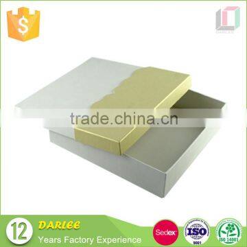 Foldable Luxury Apparel Flip Top Packaging Box With Magnets