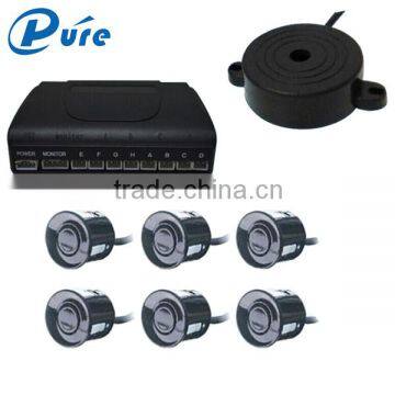 parking sensor with buzzer,car radar, car front obstacle sensor, reverse assistant parking sensor with three-step bibi sound