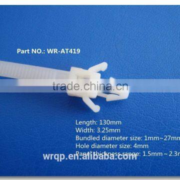 Plastic Cable Tie Auto Mounting Head Nylon Cable Tie