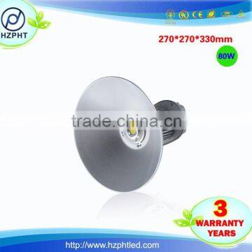 ip65 factory warehouse UL high bay led light silver housing color 100 watt led high bay light with 3 Year Warranty