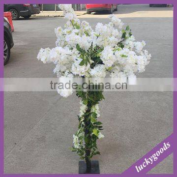 white Indoor table center decor artificial tree cherry blossom for sale