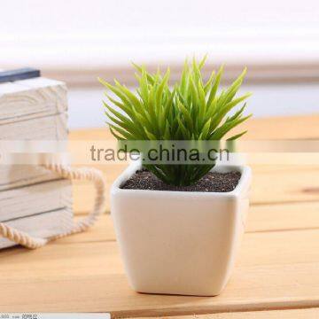 Handmade Miniature Artificial Clay Flowers Vase Plant Pots Dollhouse Decor