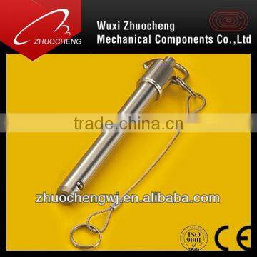 wire release lock pin with wire rope