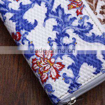 Hot 2016 New Fashion Chinese Style Porcelain Pattern Lady Wallet Purse photo-4