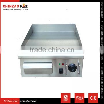 Stainless Steel Full Flat Iron Plate Griddle Commercial Food Equipment