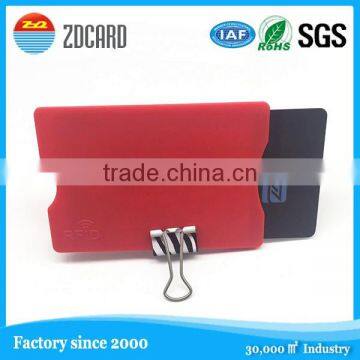 Hard anti-reading card holder with customized logo printing