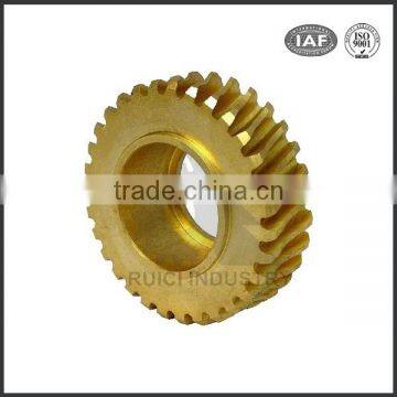 China customized cnc machining brass worm gears