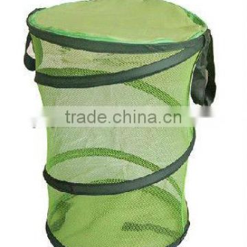 mesh laundry bag with zipper cover