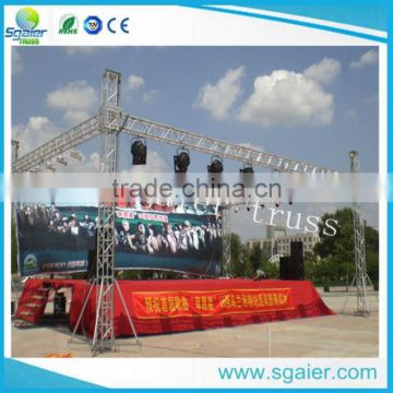 Spigot truss hanging lighting aluminum stage roof truss for ourdoor concert rental