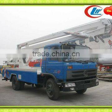 DongFeng aerial lift,hydraulic aerial cage,portable hydraulic lift