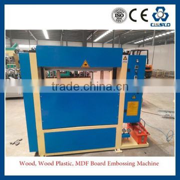 CE STANDARD GOOD PERFORMANCE WOOD PLASTIC BOARD EMBOSSING MACHINE