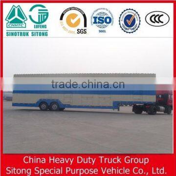 3 Axle or 2 Axle Car Transport Semi Trailer for Sale photo-2