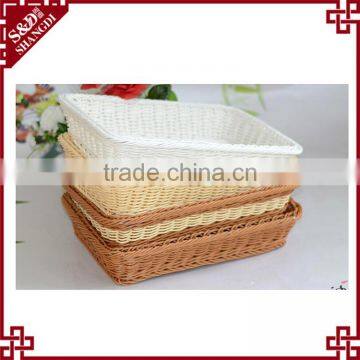 Good quality factory direct cheap price woven rattan food and fruit basket stand