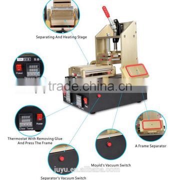 Best Selling Quality Guaranteed LCD Frame separator 5 in 1 Glue remover frame installer hot plate mobile lcd making machine