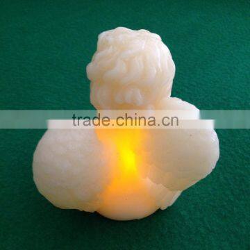 Led Flameless Candle Christmas Angel Real Wax Led Candle Led Angel Candle Light photo-3