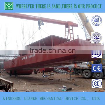 40T mini sand transporting barge/hopper vessel/boat sales