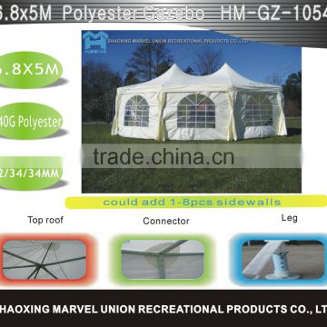 Big two Top Romantic Wedding Canopy Hexagona Gazebo Tent