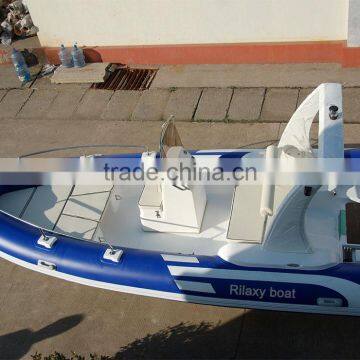 18ft Fiberglass bottom boat inflatable