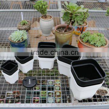 Plastic Colorful More Thickness Square Flower Pot