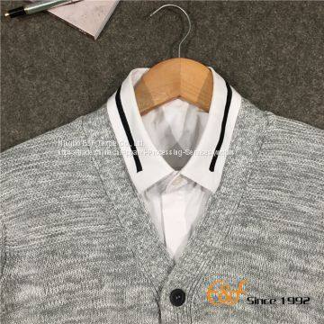 2016 Fashion Two Colour Design Men Cardigan Sweater photo-5