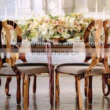 Hot Sale Golden Heart Shape Wedding Table Banquet Table photo-6