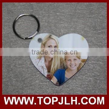 Sublimation Wood Cheap Custom Printed Heart Shaped Keychain photo-5