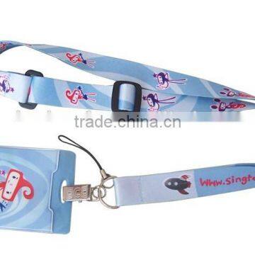 Custom printed polyester lanyards, satin ribbon lanyards, printed lanyards