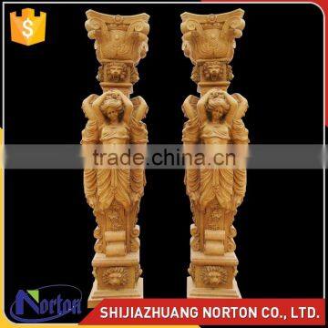 marble pillar garden roman square pillar design for sale NTMF-C244S