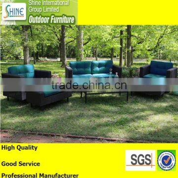 Outdoor furniture hot sale cheap good quality PE rattan garden sofa