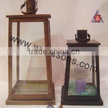 Colorful Windproof Lightweight Metal Candle Lantern photo-6