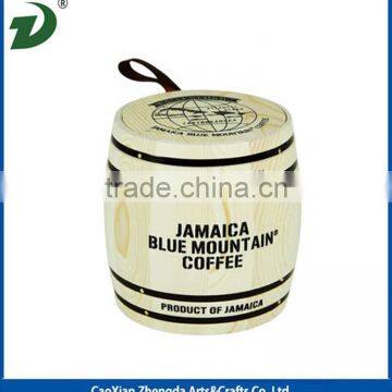 Solid Wood Small Wooden Barrel Decoration photo-2