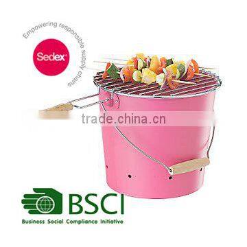Portable bbq set