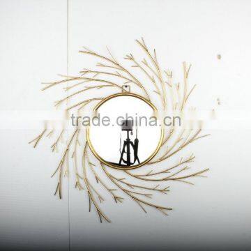 Interior Metal Frame Decorative Silver Mirrors photo-2