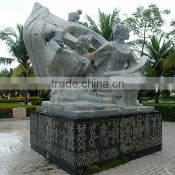 Outdoor Garden Decoration Stone Carving Marble Abstract Granite Sculpture photo-4