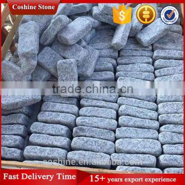 Coshine Stone Provided Grey G603 Granite Tumbled Cobble Paving Stone photo-2