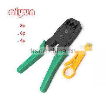 RJ45 Network Cable Pipe Plier Plumbing AC Hose Crimping Tool