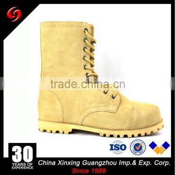 Fashion outdoor hunting suede leather military tactical desert boots