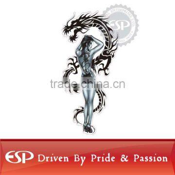 #10938 Dragon Girl Vinyl Car sticker/decal